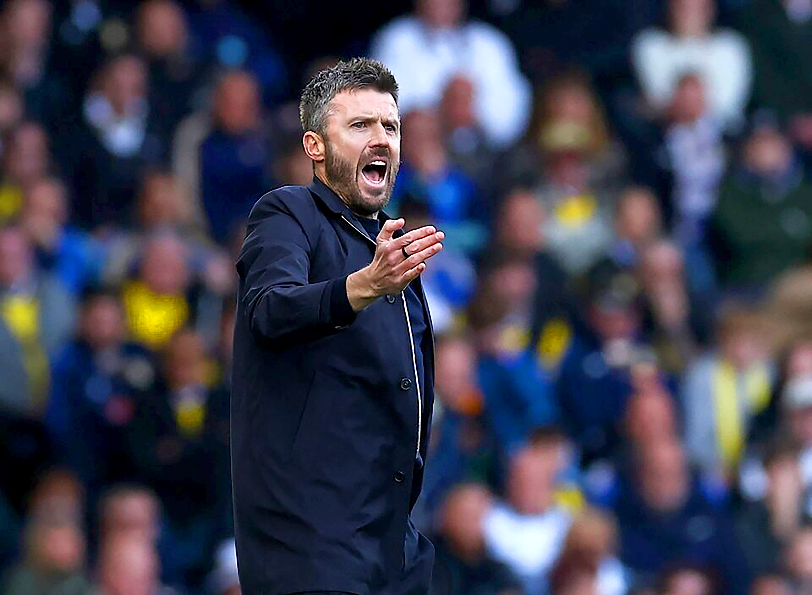 HLV Carrick tin rằng trận hòa của Man United trước Leeds là khởi đầu mới - Ảnh: REUTERS