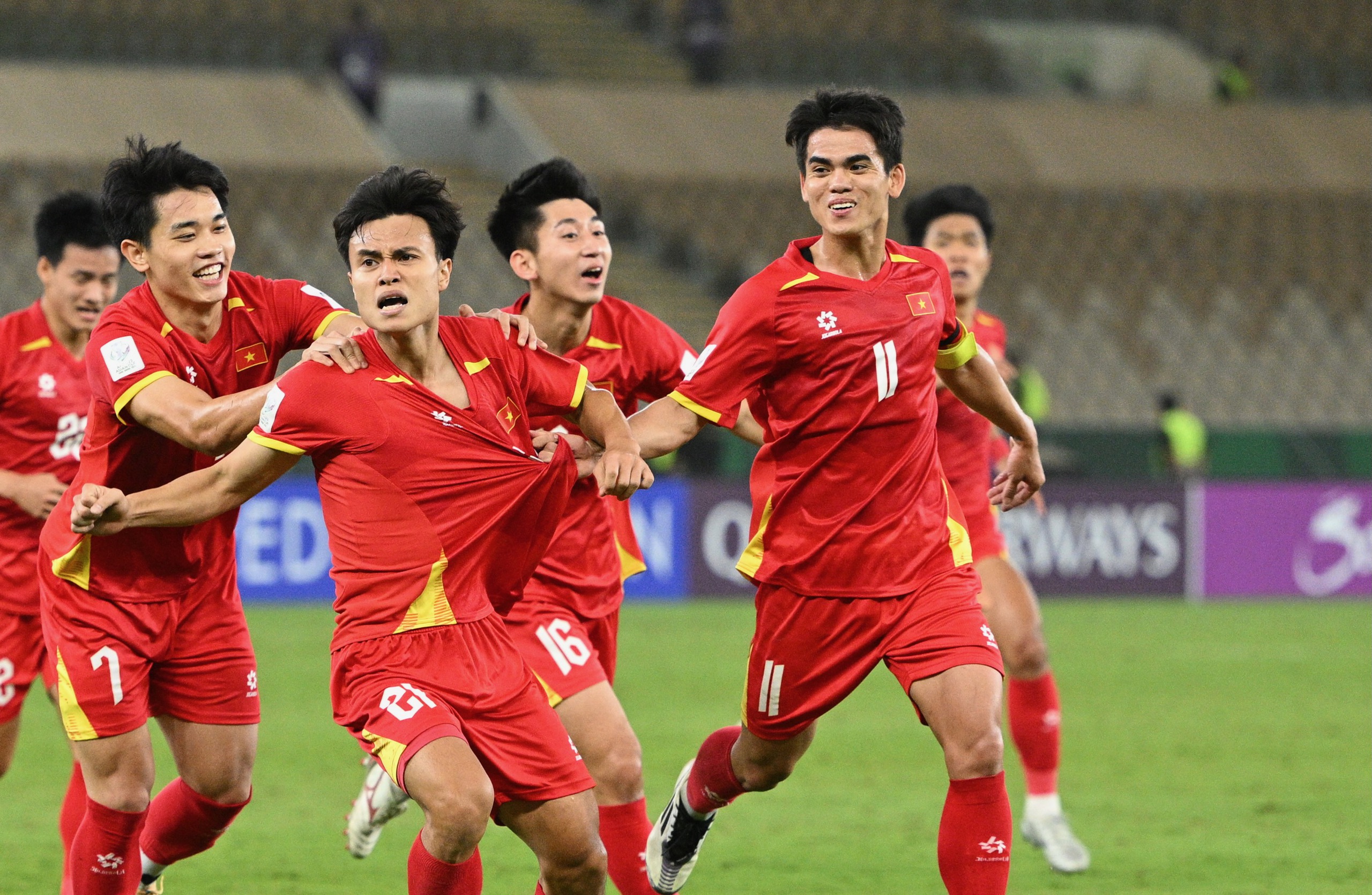U23 Việt Nam là đương kim vô địch U23 Đông Nam Á 2025 với lứa Đình Bắc, Văn Khang, Thanh Nhàn - Ảnh: VFF