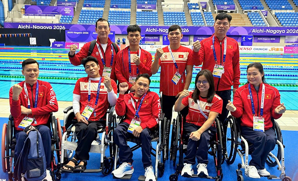 Các VĐV thể thao người khuyết tật VN tại Asian Para Games 2026