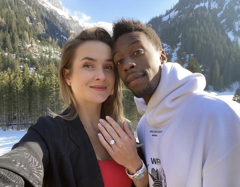 Hệ lụy tinh thần từ chiến tranh Ukraine khiến Svitolina chia tay Monfils - Ảnh: INSTAGRAM
