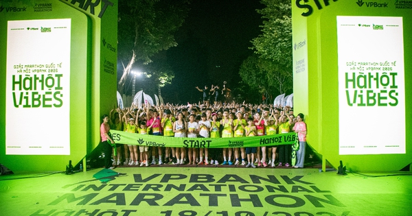VPBank Hanoi International Marathon 2026 tạo dấu ấn thị giác với diện mạo thiết kế mới